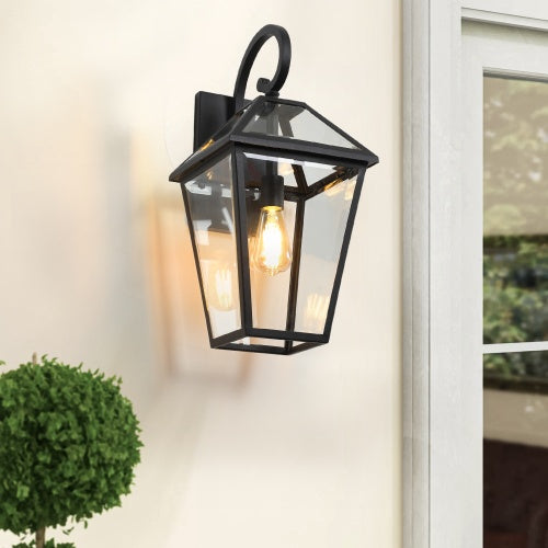 Modern Outdoor Waterproof Wall Lights Support Many Types of Bulbs 2 Packs