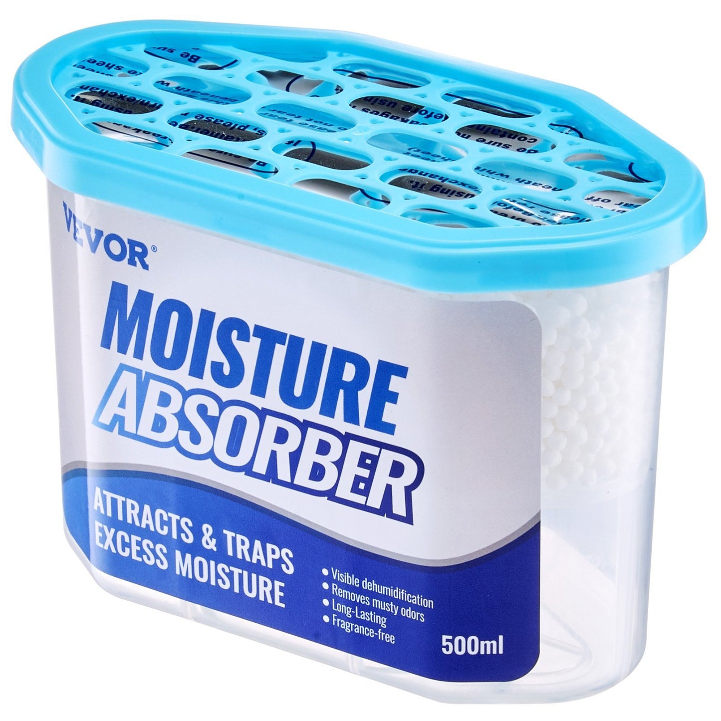 VEVOR Moisture Absorber Boxes, 10.8 Oz Humidity Absorber Boxes 6 Packs , Fragrance Free Dehumidifier Attracts Extra Moisture From Your Bathroom, Closet, And Kitchen
