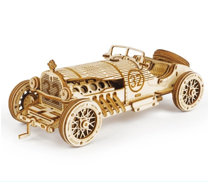 Train Scale Model 3D Wooden Puzzle Toy Assembly DIY Locomotive Model Building Kit