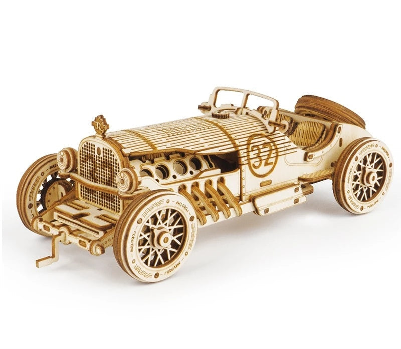 Train Scale Model 3D Wooden Puzzle Toy Assembly DIY Locomotive Model Building Kit