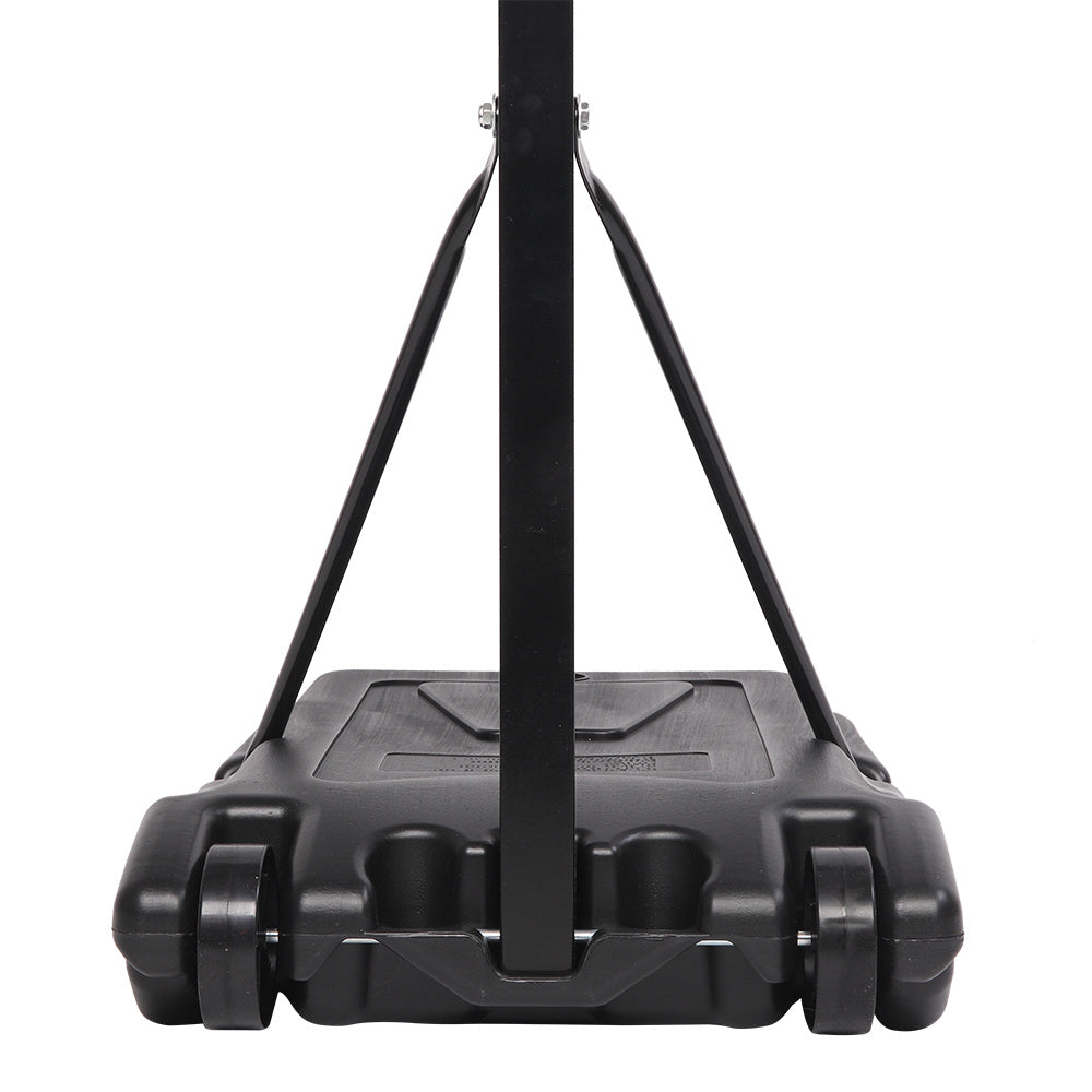 PVC Transparent Board Basket Frame Adjustable 115-135cm Basketball Stand
