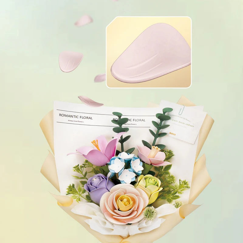 ROKR Spring Time Flowers Bouquet DIY 3D Puzzle Easter Gift Decor Floral Art