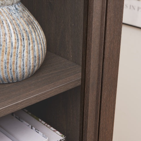 Glass Display Cabinet 4 Tier Glass Display Cabinet Storage Curio Cabinet With Flip Up Glass Doors, Collectors Showcase Toy Organizers Rack, Bookcase For Living Room