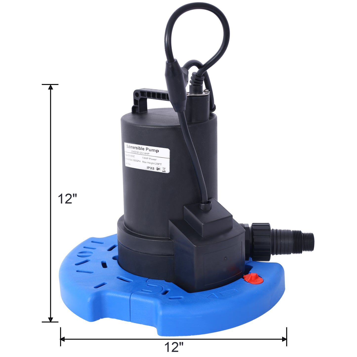 Plastic Swimming Pool Water Press Submersible Pump