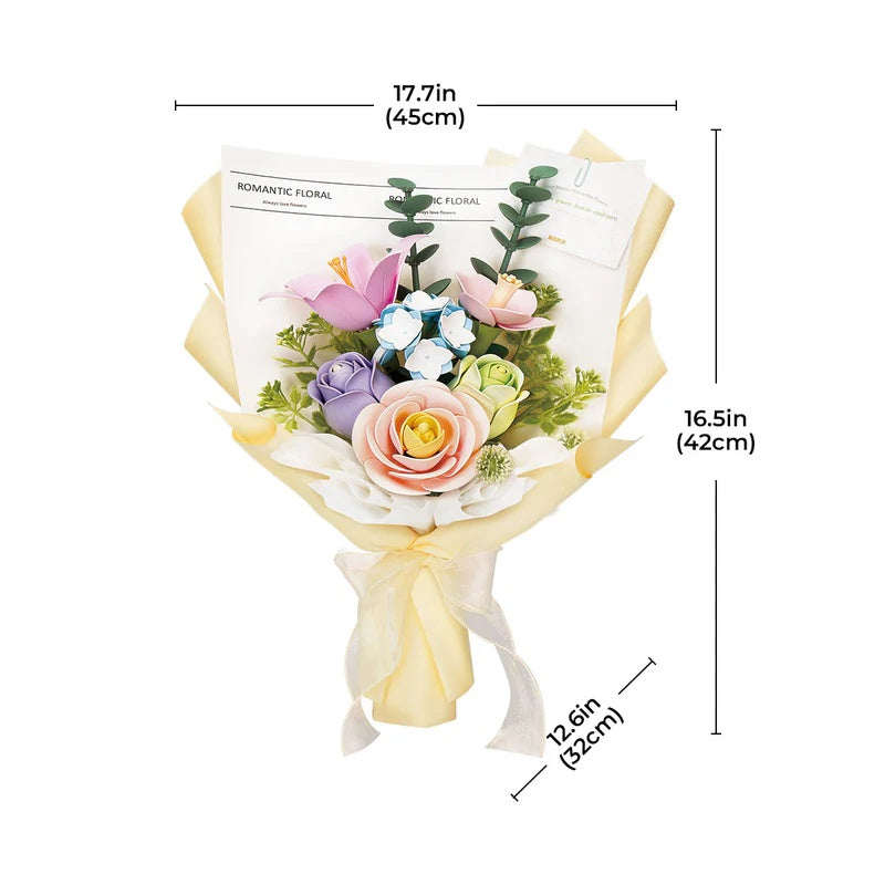 ROKR Spring Time Flowers Bouquet DIY 3D Puzzle Easter Gift Decor Floral Art