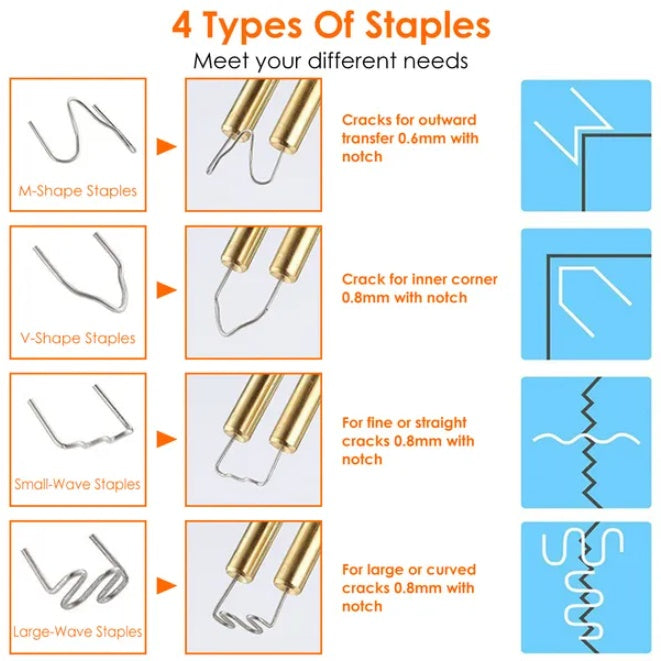 70W Plastic Welding Machine Car Bumper Repair Kit