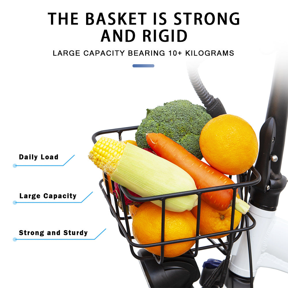 3 Riding Modes Aluminum Fashion Foldable Simple Electric Ride Bicycle White