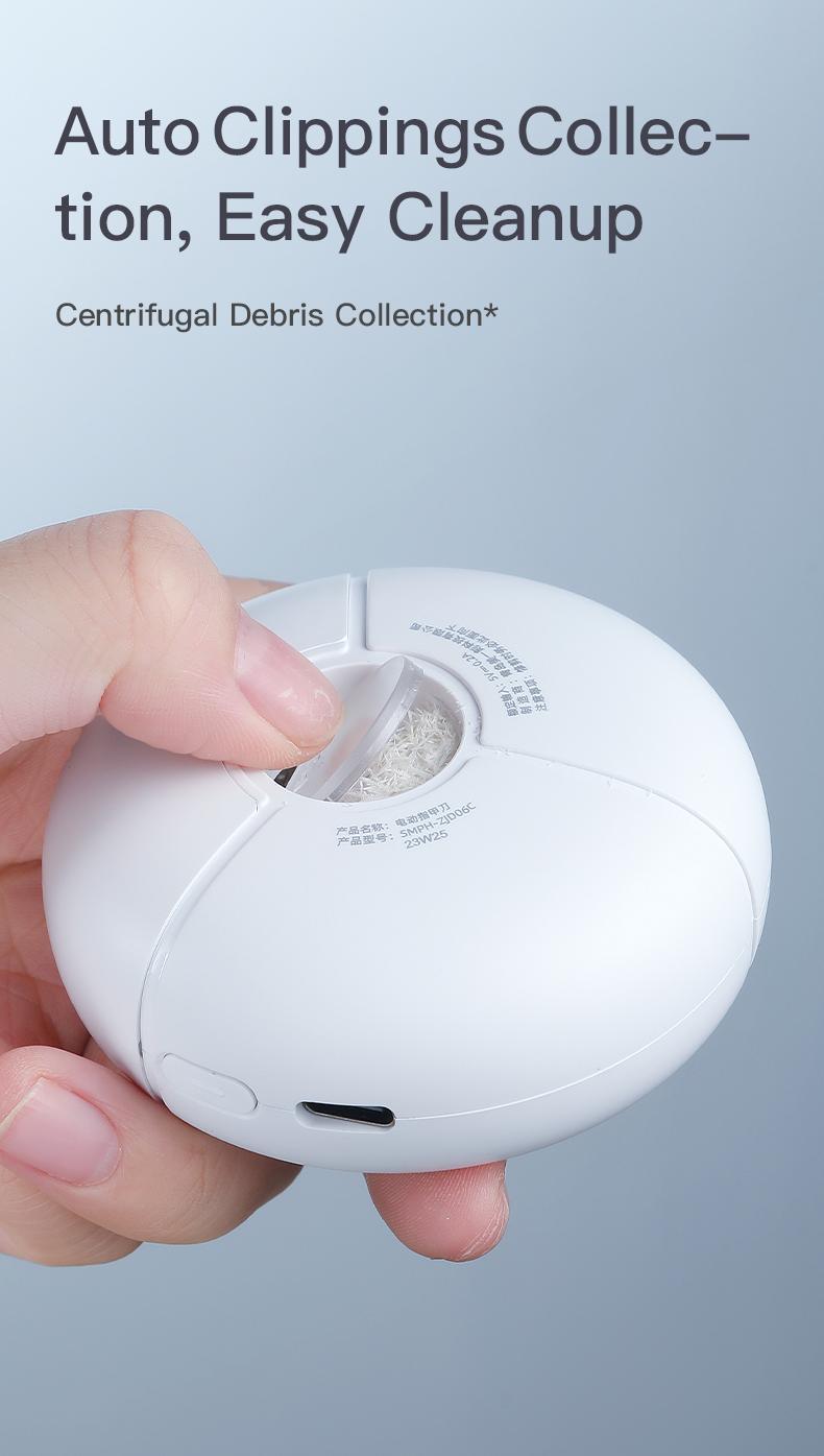 Electric Nail Clippers-LED Soft Light & Multi-function