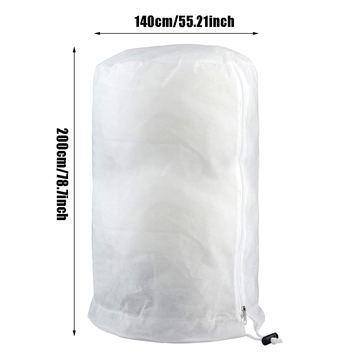 1PC Plant Covers Freeze ProtectionLarge Frost Cloths Blankets With Zipper Drawstring