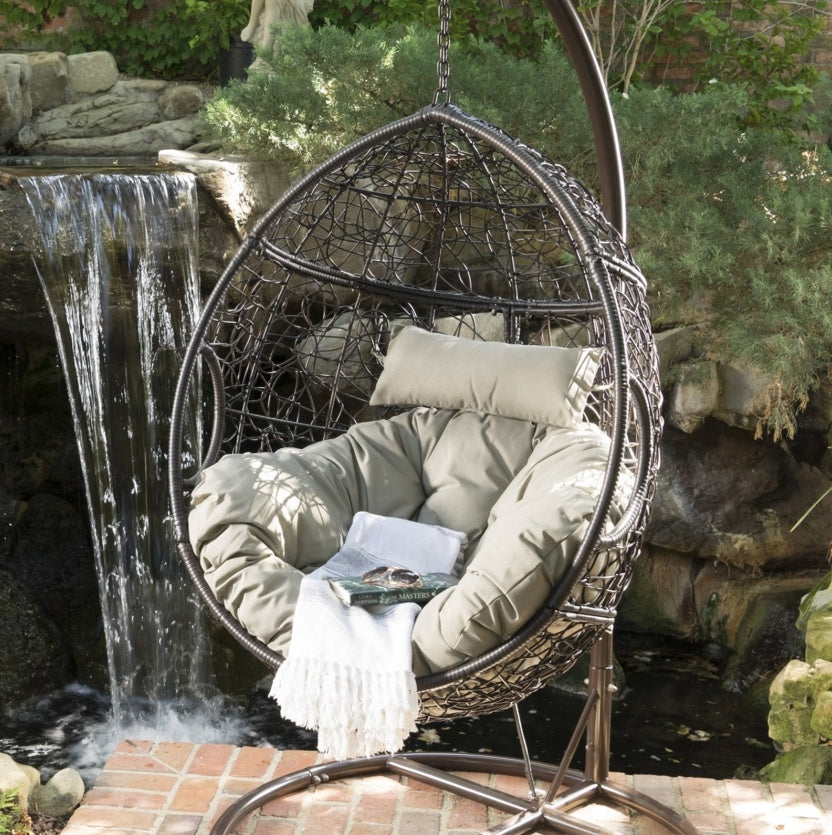 KYLIE HANGING BASKET BROWN Only Basket , NOT Include A Hanging Stand
