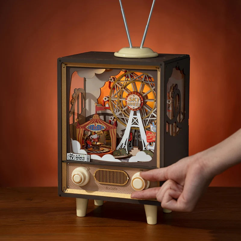 Rolife Sunset Carnival DIY Music Box 3D Wooden Puzzle