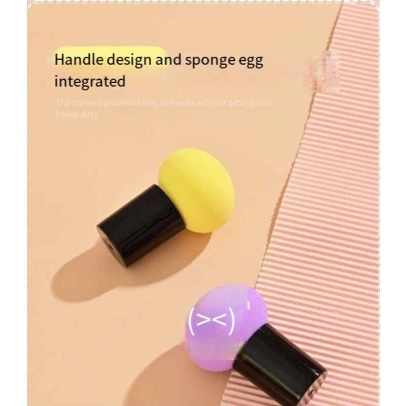 Beauty Egg Drop Gourd Diagonal Cut Powder Puff Super Soft And Snug, Makeup Egg Mushroom Head Set