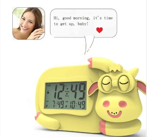 Popular Kids Calm Sleep Training Wake Up Calf Cow Alarm Clock