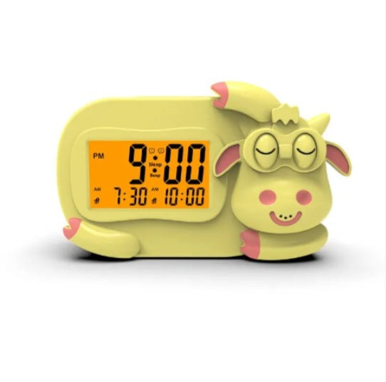 Popular Kids Calm Sleep Training Wake Up Calf Cow Alarm Clock