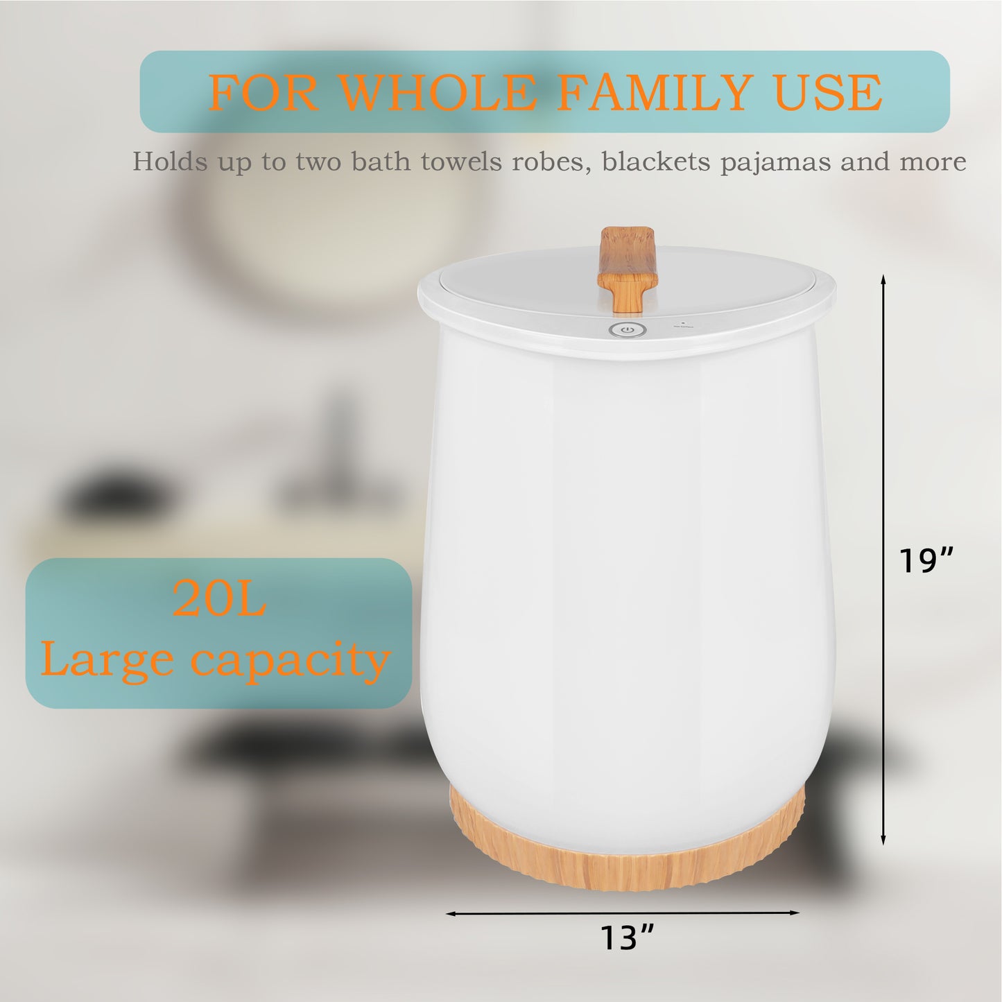 Plastic Luxury Large Towel Blanket Warmer