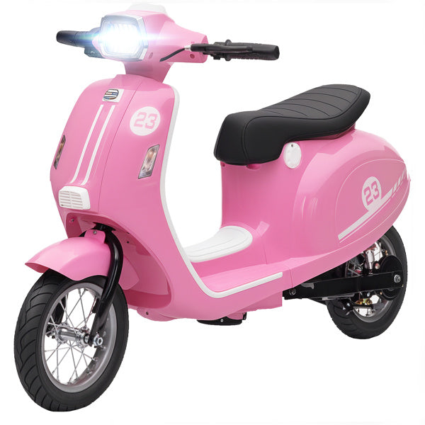 Pink Kids Electric Motorcycle 24V