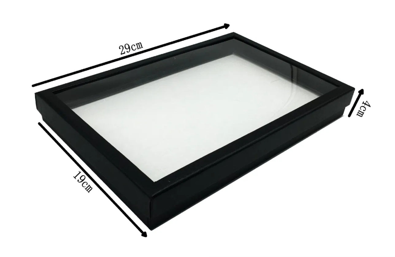 Slots Jewelry Ring Display Organizer Tray Holder Earrings Storage Box Case