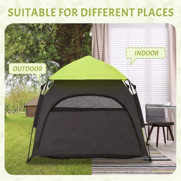 Green Pet Camping Tent
