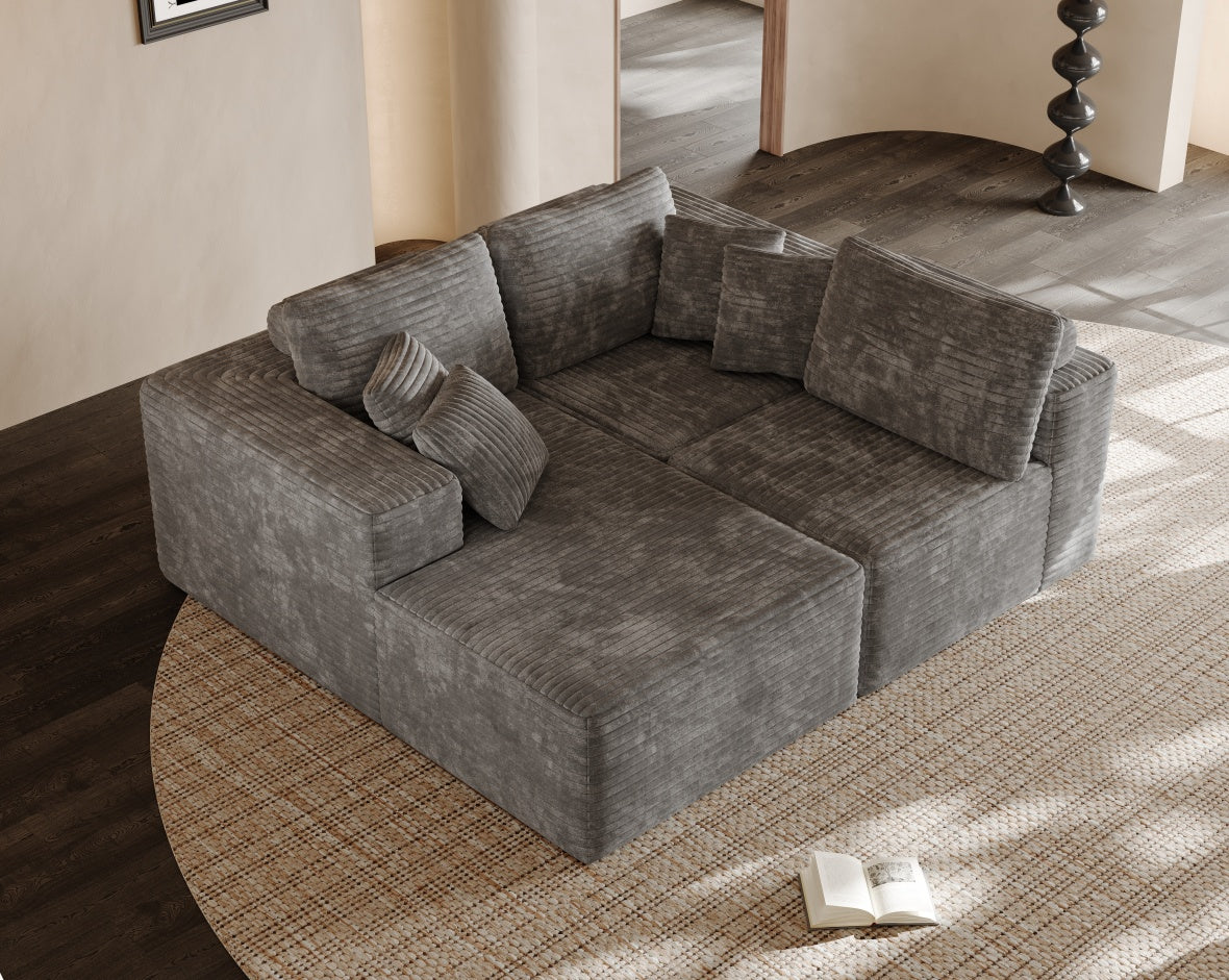 Modular Sofa, Sofa Compressed Fabric, Living Room Furniture, Recliner, Compressed Memory Foam, Modular Vacuum Indoor Decoration, Hotel