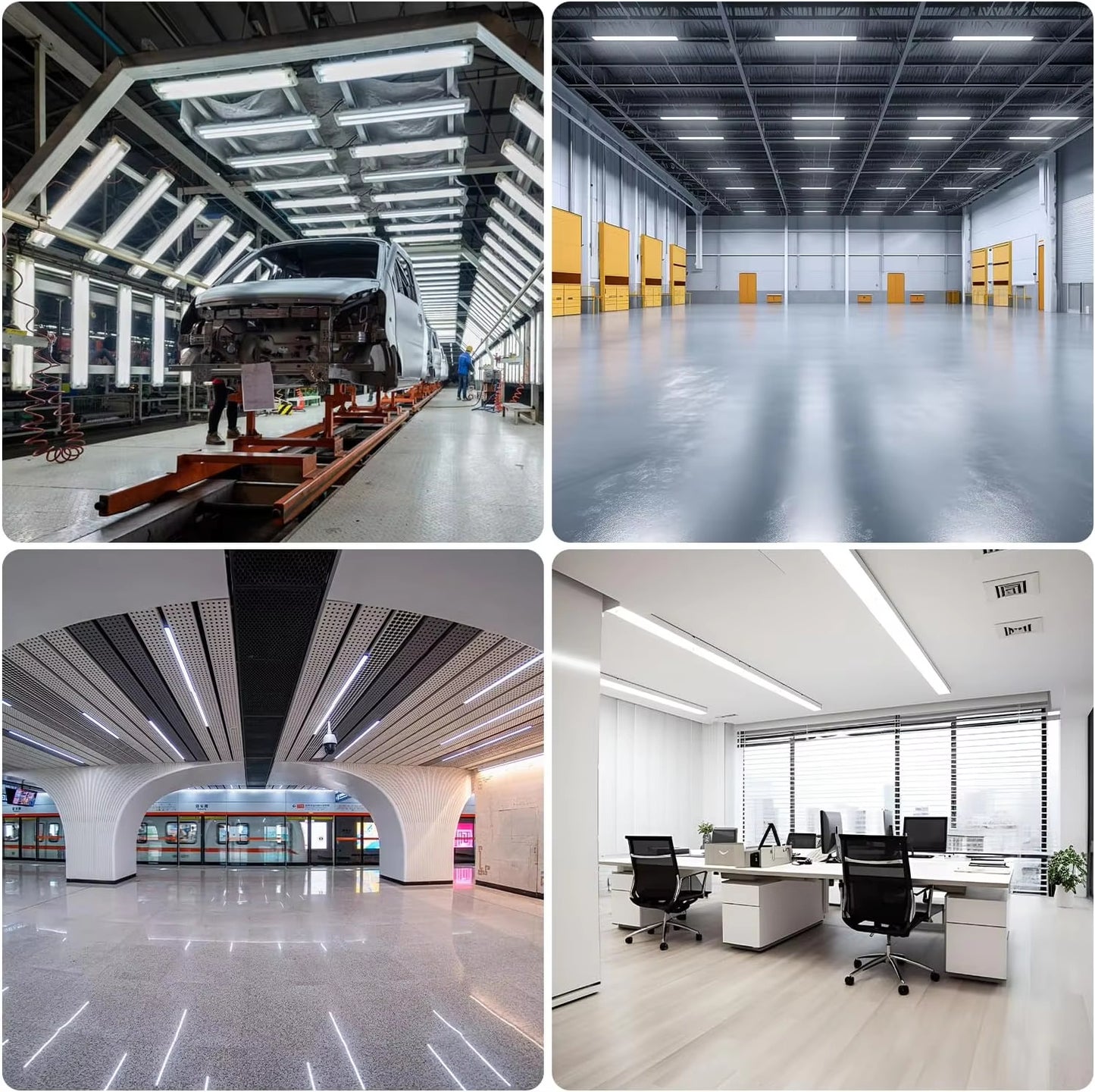 30 Pcs Led Shop Tube Light 4ft 10W 12W 15W 18W 22W With 5CCT And 5Power Tunable Aluminum G13 T8 LED Tube Light