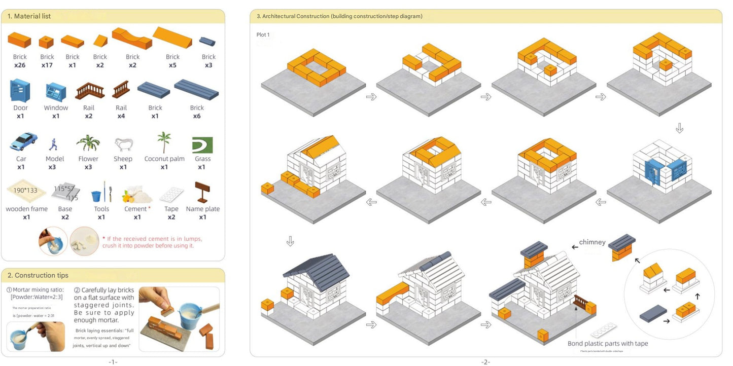Children's Education Toys, Family Villas, Festival Gift Boxes, Creative Building Blocks, Building Blocks Set