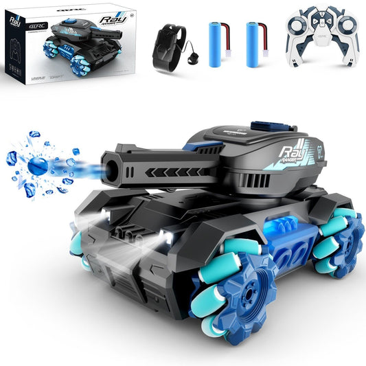 2025 Y1 RC Truck Drift Gesture Car, Rc Crawler Scale Water Bullet Shooting,All Terrain 4WD Battle Stunt Car With 360 Rotating, Lights Music Birthday Gifts,RED.