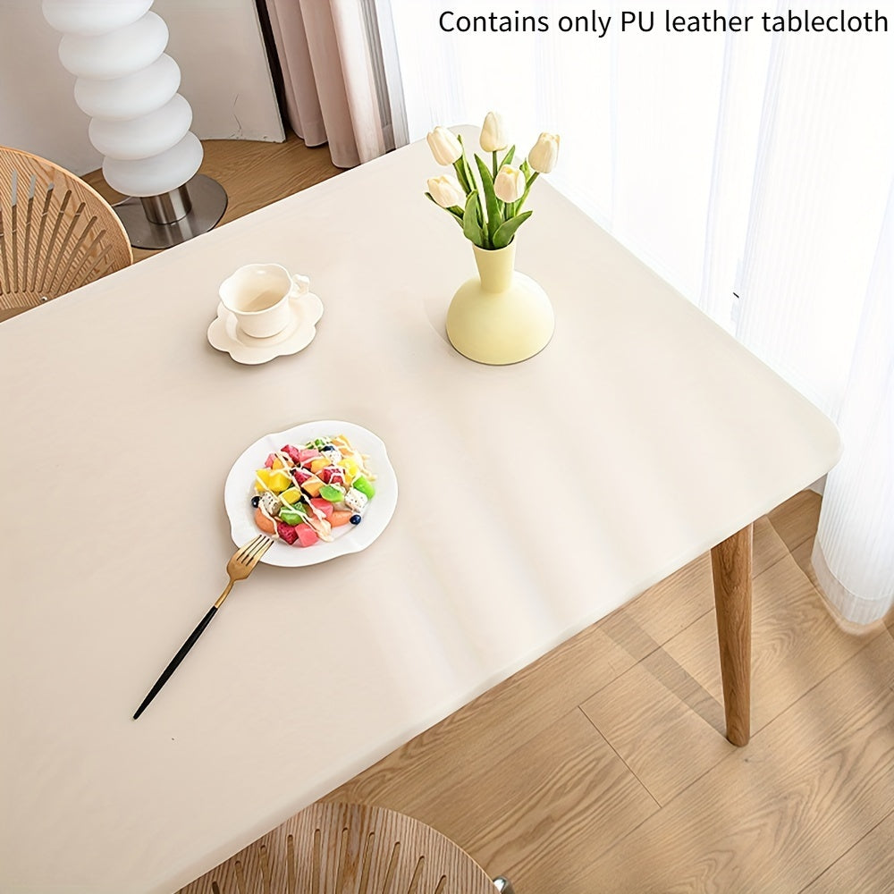 PU Stretch Fitted Rectangle Tablecloth