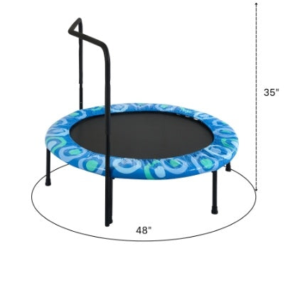 XTP002 Assembled Children's Trampoline Happy Expression Outdoor And Indoor For Kids Age 3 - 7