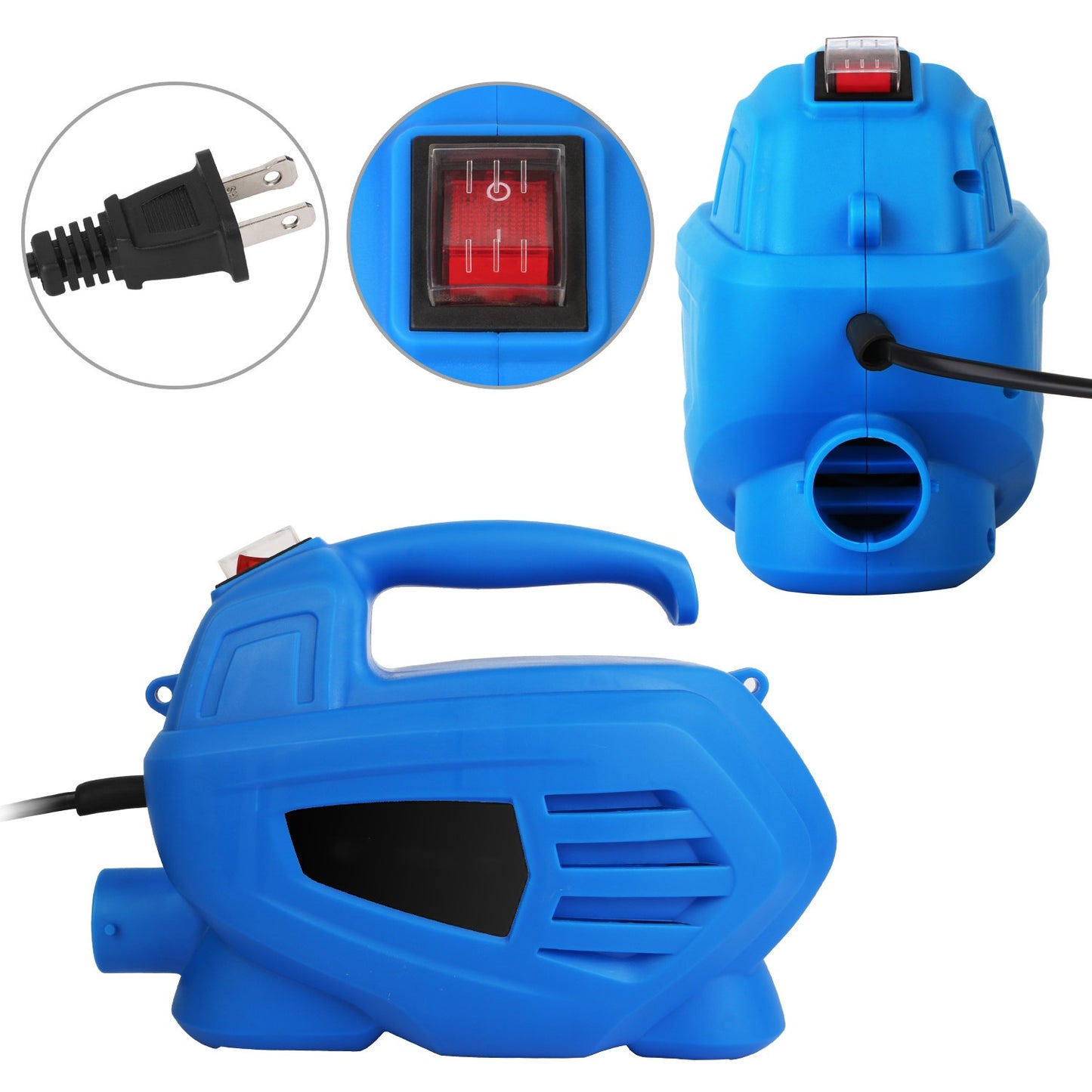 800ML Paint Sprayer 650W, minimum Output HVLP Oil Primer Water Spray, With 3 Spraying Modes Motor And Removable Container