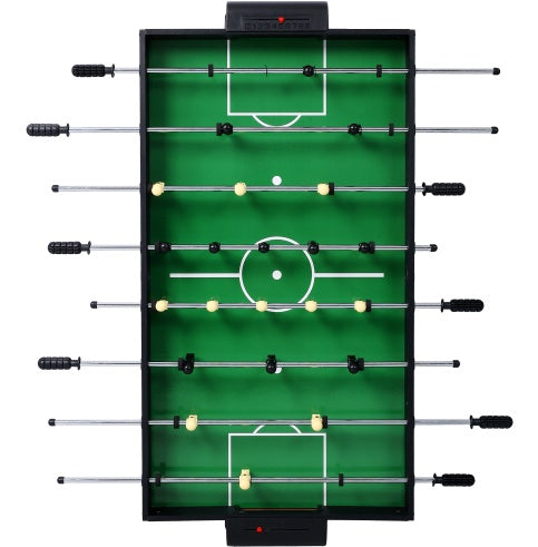 5-in-1 Multi-Game Table - Billiards, Push Hockey  Foosball  Ping Pong, And Basketball Black Blue