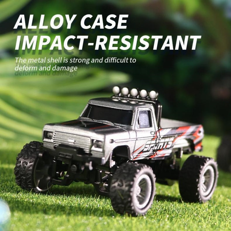1 In 64 Mini RC Buggy With Detachable Trailer Box With Controller Kids Best Toy Gift Outdoor Impact Resistant RC Toy Car