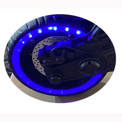 Ride On Blue Black Children's Motorcycle 12V