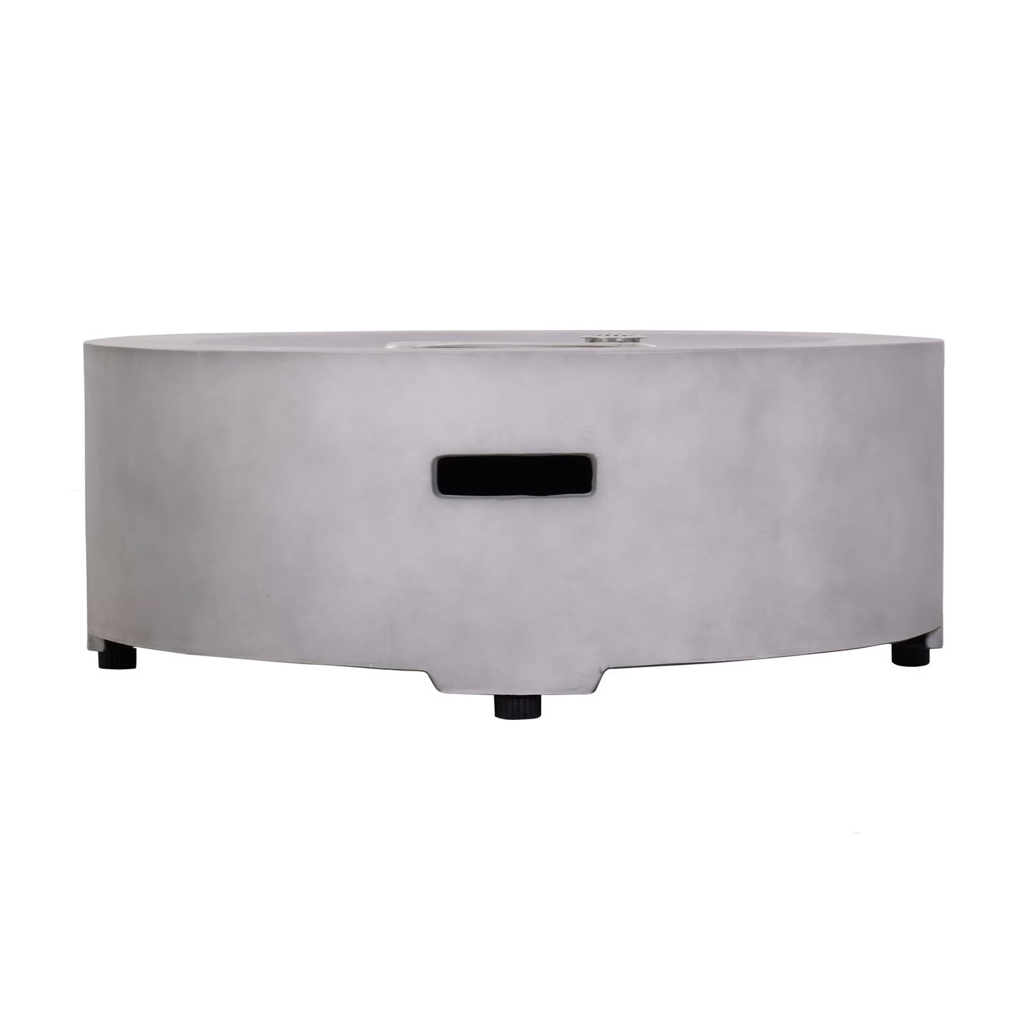 Concrete Texture Propane Gray Fire Pit