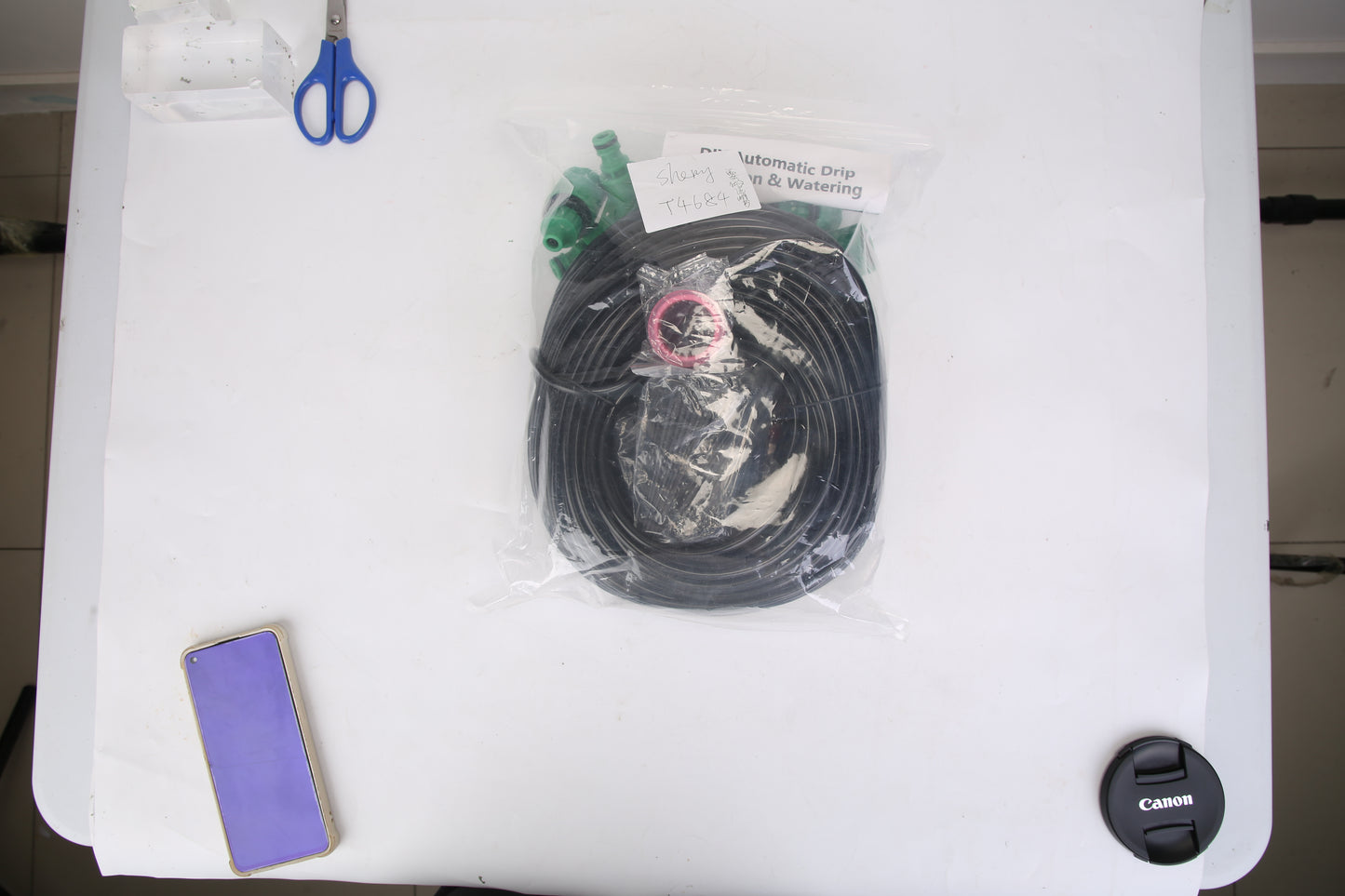 164FT Drip Irrigation Kit Automatic Garden Irrigation System Misting Plant Watering Drip Kit For Garden Greenhouse Flower Bed Patio Lawn