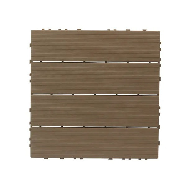 Plastic Interlocking Deck Tiles, 27 Pack,  Waterproof Flooring Tiles For Indoor And Outdoor