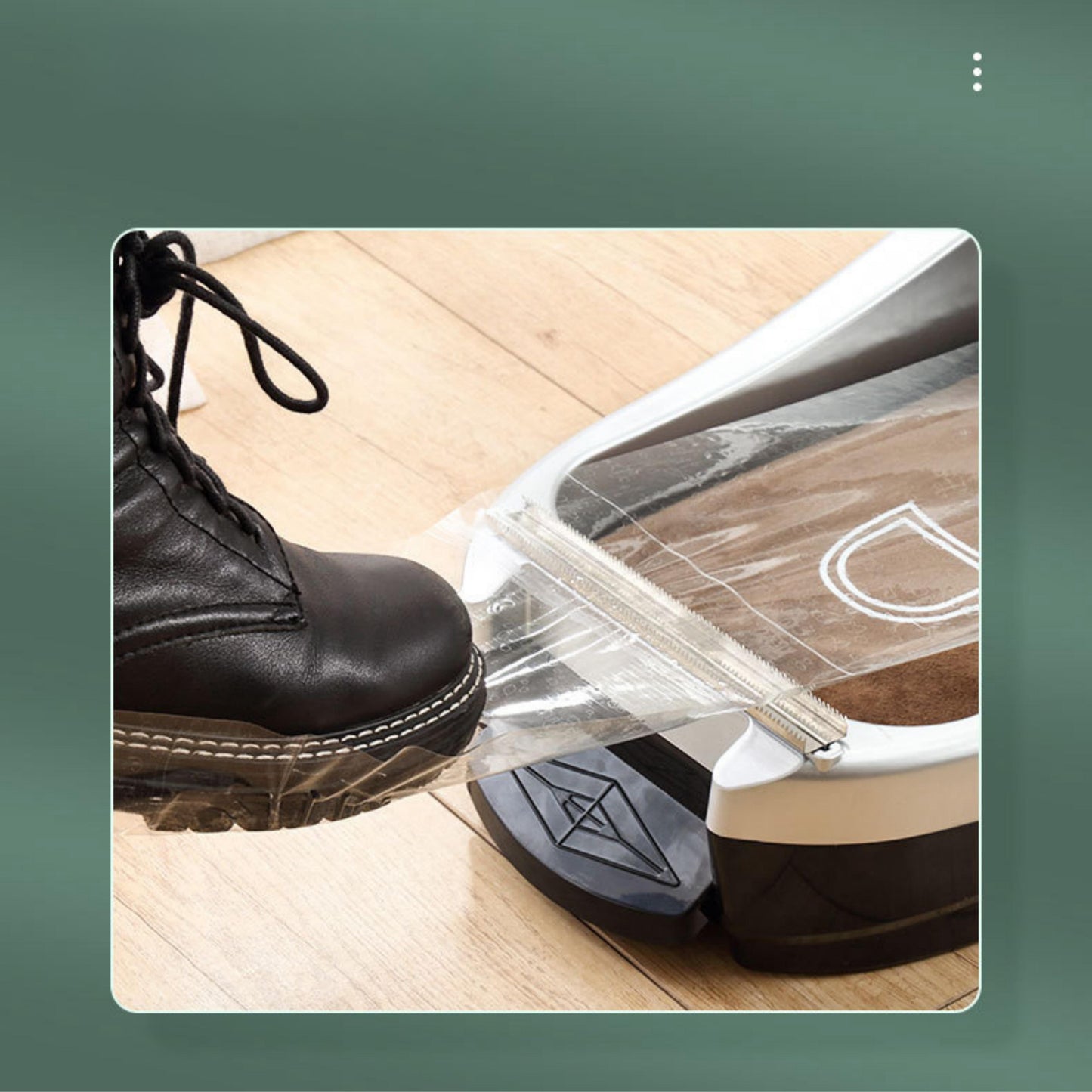 Automatic Shoe Cover Dispenser - Disposable Non-slip Shoe Cover For Safe Indoor Environments, Available In White And Silver, Suitable For All Sizes, And Comes With Two Rolls Of Shoe Film