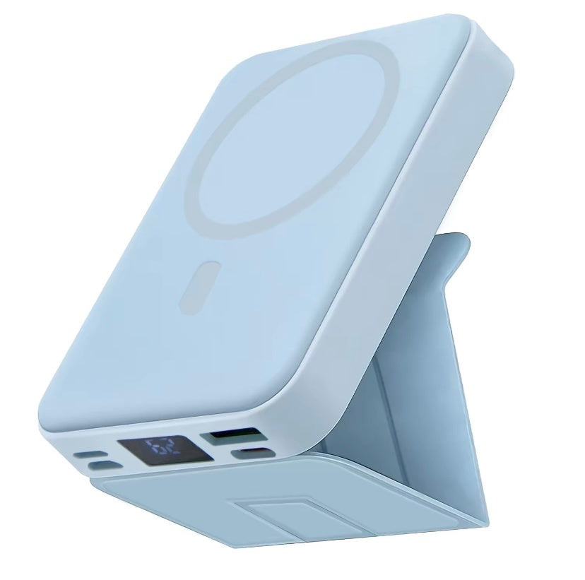 Power Bank Magnetic Portable Wireless Fast Charger 10000mAh Type - C Cable LED Display 22.5W PD Fast Charging Lighting Mag-Safe Battery Pack For IPhone 15 14 13 12 Mini Pro Pro Max Devices Digital
