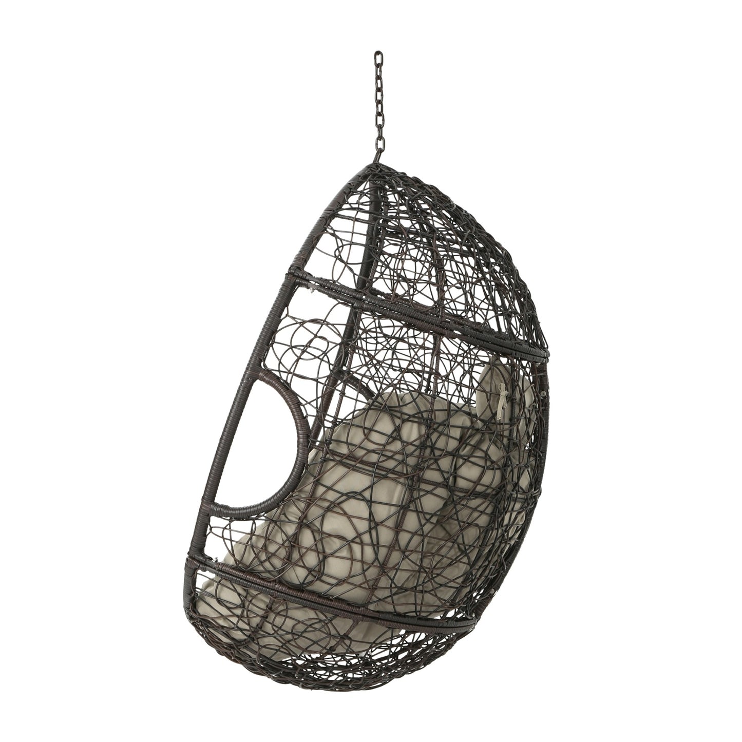 KYLIE HANGING BASKET BROWN Only Basket , NOT Include A Hanging Stand