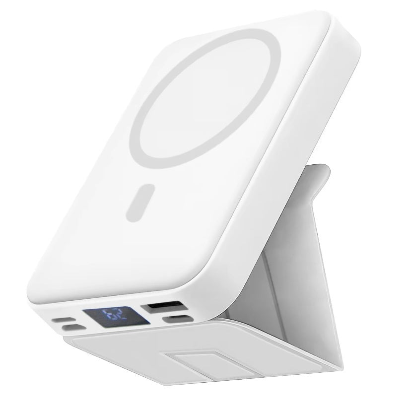 Power Bank Magnetic Portable Wireless Fast Charger 10000mAh Type - C Cable LED Display 22.5W PD Fast Charging Lighting Mag-Safe Battery Pack For IPhone 15 14 13 12 Mini Pro Pro Max Devices Digital