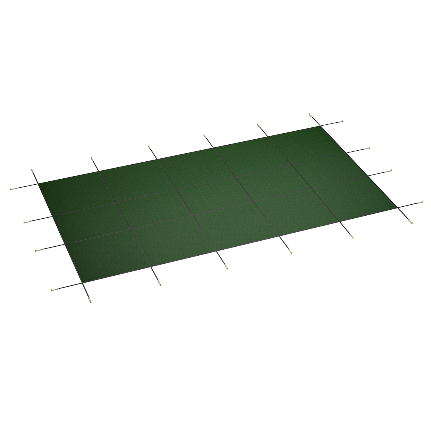 Inground Pool Safety Cover, Rectangle Winter Pool Cover,for Swimming Pools,UV Protection Tarp Waterproof,Green