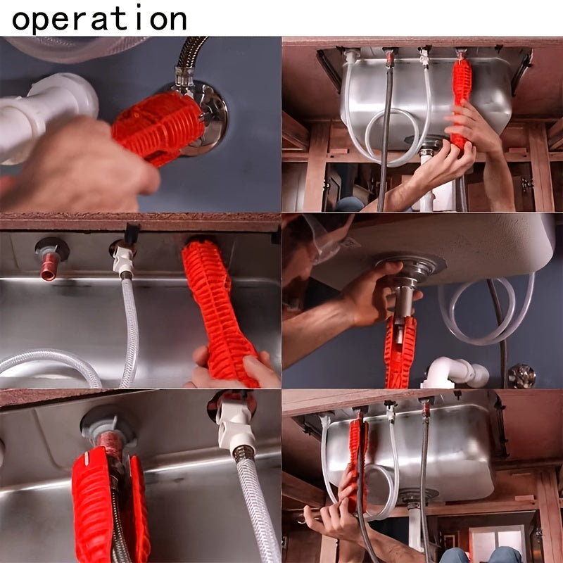 Sink Faucet Installer Tool,14-in-1 Faucet Wrench,Multi-functional Pipe Wrench,Bathroom Plumbing Installation & Repairs Wrench For Small Space Toilet Kitchen Bathroom Toilet Sink.