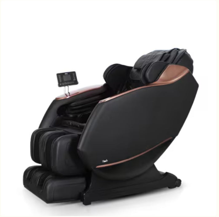 Full Body Zero Gravity Shiatsu Massage Chair SL-Track Recliner With Airbag Speaker LCD Touch Screen Mini Remote Voice Control Back Heat