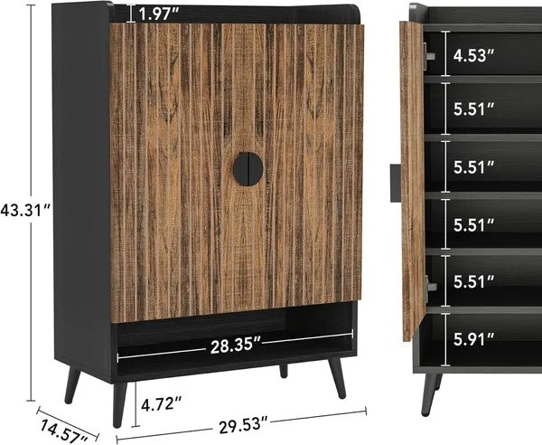 Solid Large Capacity Shoe Cabinet