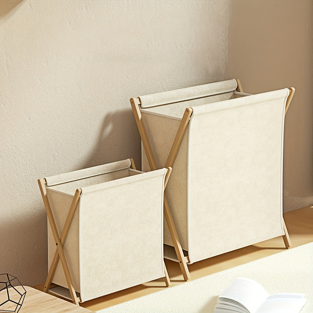 Collapsible Laundry Basket - Large-capacity Dirty Clothes Storage Multi-functional Fabric Basket, Suitable For Bathrooms Or Bedrooms