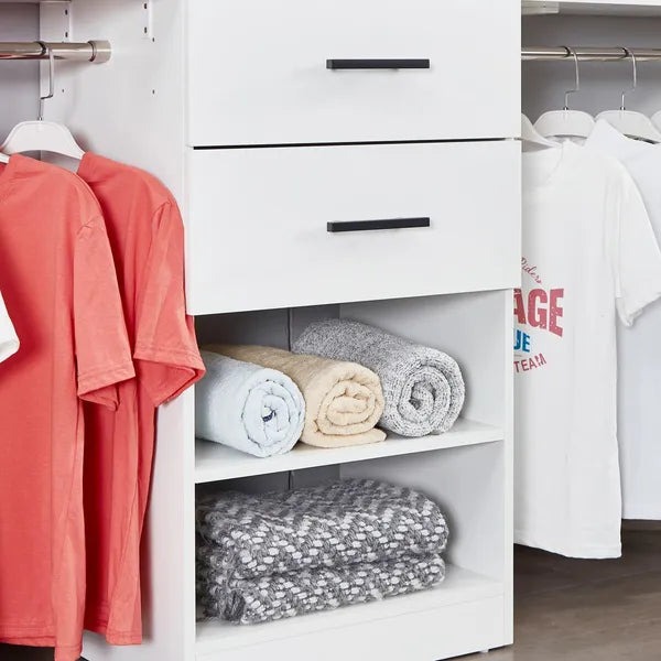 Closet Organizer System, Closet Organizers With Clothing Racks For Hanging Clothes, Closet System With Drawers ,Walk In Closet Organizers And Storage With Shelves, Walk In Closet System