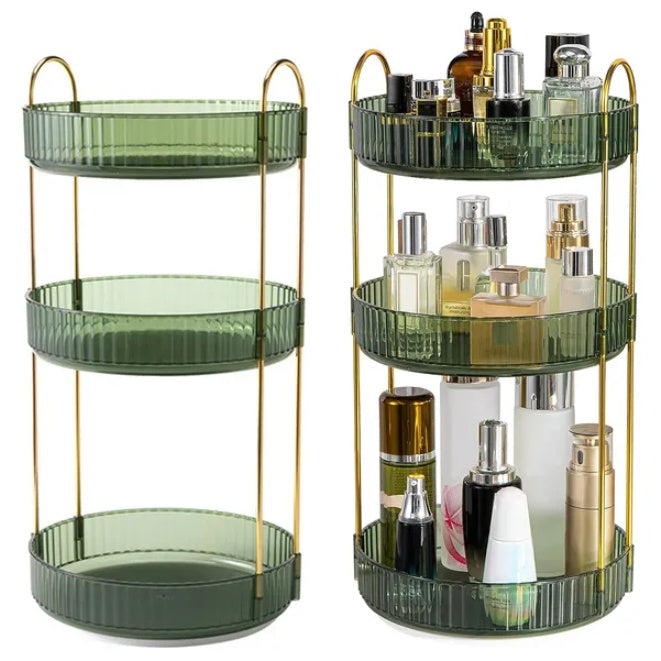 3 Tier Rotating Makeup Organizer