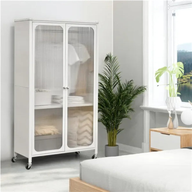 Modern Mobile Closet Armoire