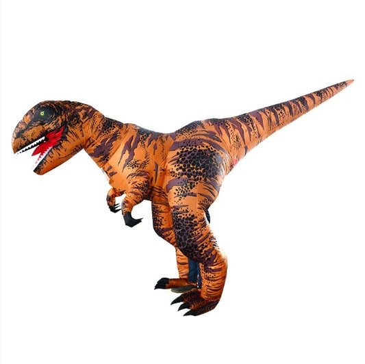 T-Rex Dinosaur Inflatable Costume Super Dinosaur Blow Up Fancy Dress Cosplay Halloween Christmas Party