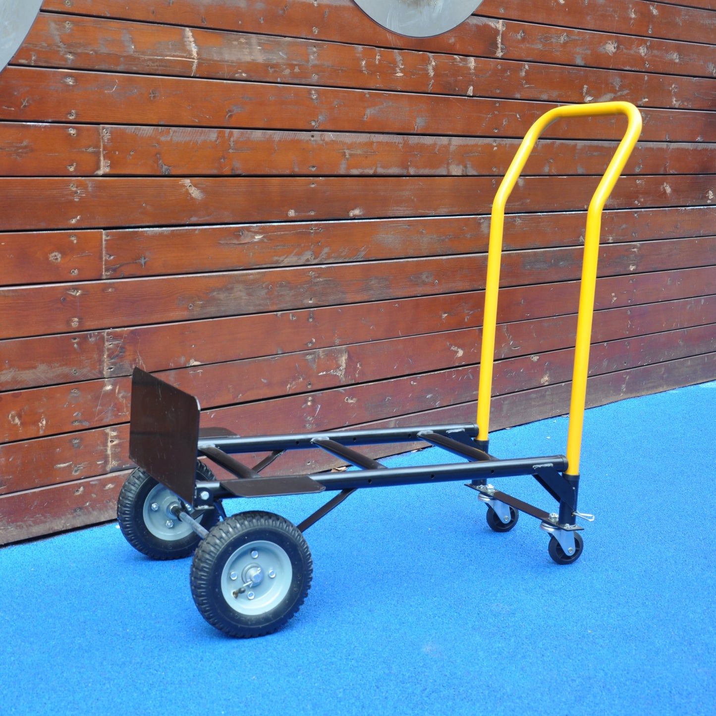 Dual Purpose Hand Truck Dolly Cart, 2 4 Wheel, Swivel Wheels, 330 Lbs Capacity