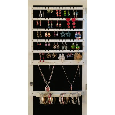 Full Length Mirror 360 Swivel Jewelry Cabinet